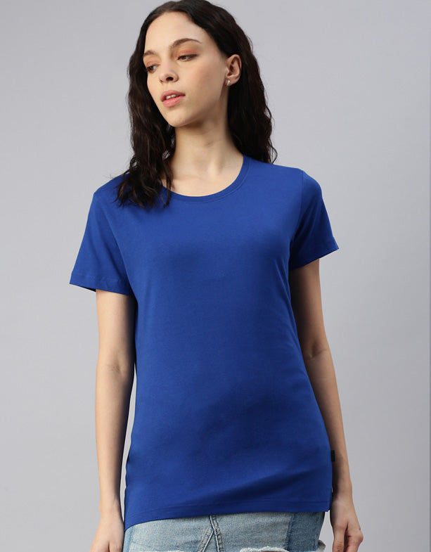 T-shirt-ragazze-blu-scollatura-t-shirt-bio-switcher